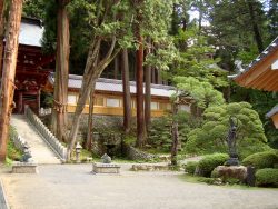 金峯山　牛伏寺廻廊建設工事