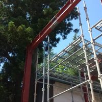 4丁目舞台蔵　建て方